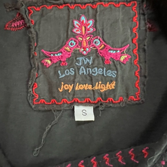 Johnny Was embroidered tunic dress in size Small. With pockets. 3/4 sleeve - Picture 4 of 5